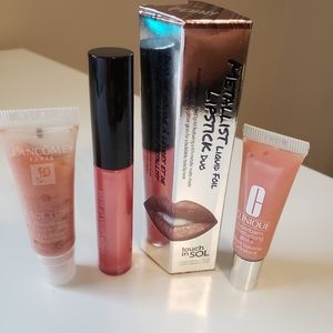 Laura Geller Clinique Lancome Lip gloss Set